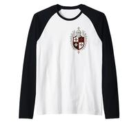 Escudo de Armas de los Caballeros templarios de los Cruzados Camiseta Manga Raglan