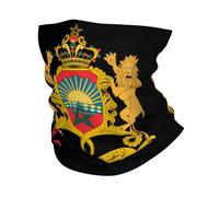 Escudo De Armas De Marruecos Bandera Marroquí Unisex Braga De Cuello Elástica Bandana Multifunción Pasamontañas para Correr Invierno Moto Aire Libre