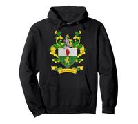 Escudo de Armas de McGuinness | McGuinness Apellido Cresta Familiar Sudadera con Capucha