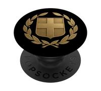Escudo de Armas Griego - Grecia PopSockets PopGrip Adhesivo
