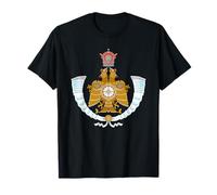 Escudo de Armas Real del Príncipe Heredero de Irán Escudo Persa Imperial Camiseta