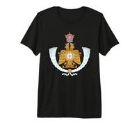 Escudo de Armas Real del Príncipe Heredero de Irán Escudo Persa Imperial Camiseta Premium