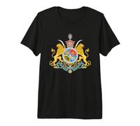 Escudo de Armas Real histórico de Irán León Persa y Escudo del Sol Camiseta Premium
