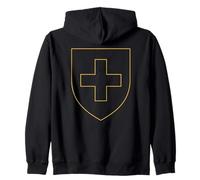 Escudo de Armas Suizo - Bandera de Suiza Sudadera con Capucha