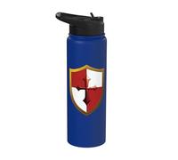 Escudo De Caballero Guerrero Divertido Medieval Jousting Ren Faire Stainless Steel Insulated Water Bottle