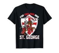 Escudo de dragón para Inglaterra y San Jorge Camiseta