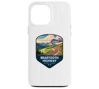 Escudo de la Carretera panorámica Nacional de la autopista Beartooth Carcasa para iPhone 13 Pro MAX