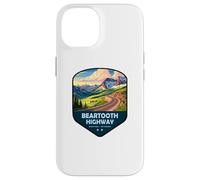Escudo de la Carretera panorámica Nacional de la autopista Beartooth Carcasa para iPhone 14
