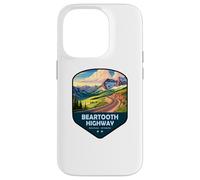 Escudo de la Carretera panorámica Nacional de la autopista Beartooth Carcasa para iPhone 14 Pro