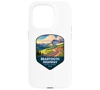 Escudo de la Carretera panorámica Nacional de la autopista Beartooth Carcasa para iPhone 15 Pro