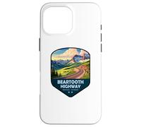 Escudo de la Carretera panorámica Nacional de la autopista Beartooth Carcasa para iPhone 16 Pro MAX