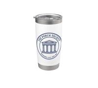 Escudo de la Filosofía Griega Antigua Sociedad Porche de Atenas Vaso térmico de acero inoxidable de doble pared