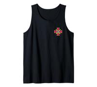 Escudo de las Fuerzas Terrestres Ucranianas Fuerzas Armadas del Ejército de Ucrania Camiseta sin Mangas