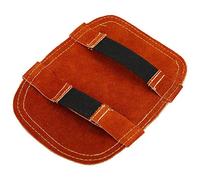 Escudo de mano posterior, cuero de vaca con protector de mano Escudo protector de calor de mano, soldadura por fundición de metal para corte de calderas industriales