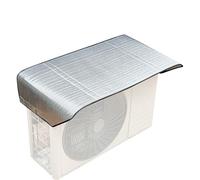 Escudo de nieve del aire acondicionado: cubierta resistente UV, cubierta exterior transpirable | Capa protectora resistente con correa de hebilla para unidad de aire acondicionado externa, equipo de