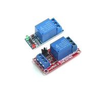 Escudo De Placa De Interfaz De Módulo De Relé De 1 Canal De Disparador De Bajo, Compatible Con PIC, AVR DSP ARM MCU, Compatible Con Arduino, Nivel Bajo 5V 12V 24V(10PCS 5V Blue)