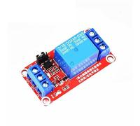 Escudo de placa módulo relé 5V, 12V, 24V, 1 canal, con soporte optoacoplador, disparador flanco alto y bajo(5v)