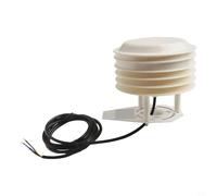 Escudo de radiación solar ABS para proyector de estación meteorológica, cubierta de caja de obturación para protección de sensor de humedad, 140 mm x 78 mm, compatible (Temp&HUM)