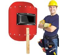 Escudo de soldadura de mano - Protector de molienda Tig Portátil, Panel de seguridad de los Hombres de los Hombres | Máscara deflector de escombros chispas, mango ajustable resistente a la chaqueta