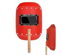 Escudo de soldadura de mano, protector facial portátil para casco de soldador y seguridad de desechos, protector de panel de soldadura ligero duradero para protección manual de precisión, equipo de