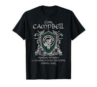 Escudo de tartán del Clan Campbell causando estragos en la Edad Media Camiseta