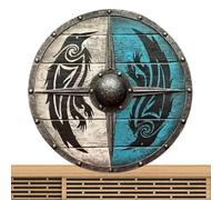 Escudo decorativo Medieval - Valhalla Warweave Wall Ornament, Toy Decoration, Home and Restaurant Display, Authentic , Durable Design | Efficient Use with Ship Bar Game Room for Fantasy Decorat