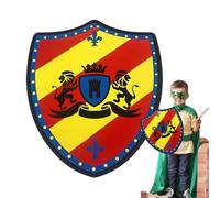 Escudo Del Caballero Del Dragón De Ámbar - Espuma Ligera De Tamaño Mediano | Escudos Dels Noble Caballero | Juguete De Escudo De Espuma Para Juegos De Rol, Batallas De Disfraz De Cosplay, Actividad