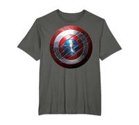 Escudo del Capitán América de Marvel con Pinza de Black Panther Camiseta