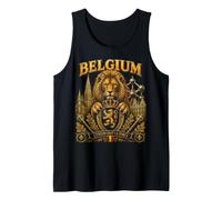Escudo del León Real de Bélgica Camiseta sin Mangas
