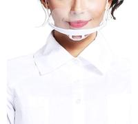 Escudo facial, 10 unids transparente transparente mascarilla antivaho media pantalla facial catering Chef visier, anti salpicaduras y saliva protege películas de plástico protector de alimentos