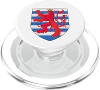 Escudo Medieval de Luxemburgo Roude Leiw Escudo Emblema Blazon PopSockets PopGrip para MagSafe