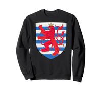 Escudo Medieval de Luxemburgo Roude Leiw Escudo Emblema Blazon Sudadera