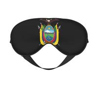 Escudo Nacional del Ecuador 14 Escudo Nacional del Ecuador Antifaz para dormir Correa ajustable Antifaz suave para mujeres Hombres Viajes Trabajo Hogar