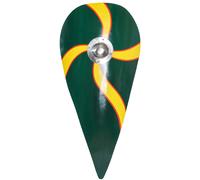 Escudo Normando, Madera, Verde-Amarillo