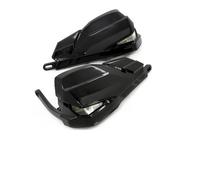 Escudo Protector de Agarre de Motocicleta Paramanos para LED para Motocicleta, Protector contra el Viento para Honda, África, para Twin CRF1000L DTC(Negro)