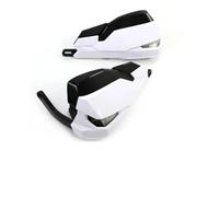 Escudo Protector de Agarre de Motocicleta Paramanos para LED para Motocicleta, Protector contra el Viento para Honda, África, para Twin CRF1000L DTC(Blanco)