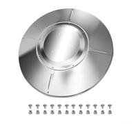 Escudo reflector de aluminio para calentador de patio para calentadores de gas verticales en forma de paraguas, cubierta de repuesto de cúpula reflectante al calor, resistente al óxido, resistente a