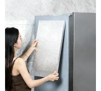 Escudo Térmico de Aluminio, Protector de Calor para Cocina, Tablero Aislamiento Termico 2 cm - Aislante Entre Nevera, Horno, Lavavajillas y Caldera(Stand Type,50 x 60 cm)