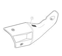 Escudo térmico de carbono Akrapovic sin material de montaje C 650 Sport