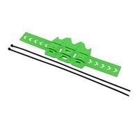 Escudo térmico de Escape Anillo protector de goma antiescaldamiento para escape motocicleta, silenciador compatible con Honda y Yamaha(Green)
