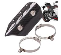 Escudo Térmico De Escape - Tapa Táctil Anti-Calor, Protección De Manguera De Motocicleta, Protección De Seguridad De Conducción Con Diseño Duradera | Equipo De Seguridad De Escape