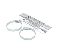 Escudo térmico Escape Protector Universal para Tubo De Escape De Motocicleta, Cubierta De Protección Térmica, Cubierta Antiescaldado, Accesorios para Motocicleta(Silver)