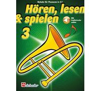 Escuela de audio, lectura y juego, escuela para trombón banda 3 (con CD de audio) Escuela de trombón curso ISBN 9789043114264