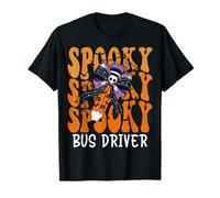 Escuela de Halloween de Conductor de autobús Espeluznante Camiseta