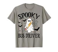Escuela de Halloween de Conductor de autobús Espeluznante Camiseta