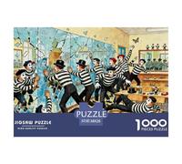 Escuela de Mime Rompiendo los Muros Invisibles Puzzle De Madera Impermeable Puzzles De 1000 Piezas Regalos para Adultos Colorido Rompecabezas Juegos Educativos