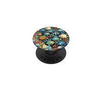 Escuela de Peces Tropicales PopSockets PopGrip Adhesivo