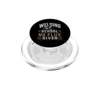 Escuela de Soldadura sin Flujo Dado diseño de Soldador PopSockets PopGrip para MagSafe