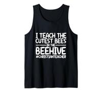 Escuela Dominical Enseña a Las Abejas más Lindas en Beehive Christian Teacher Camiseta sin Mangas