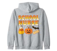 Escuela Enfermera Candy Maíz Halloween Diseño Lindo Otoño Sudadera con Capucha